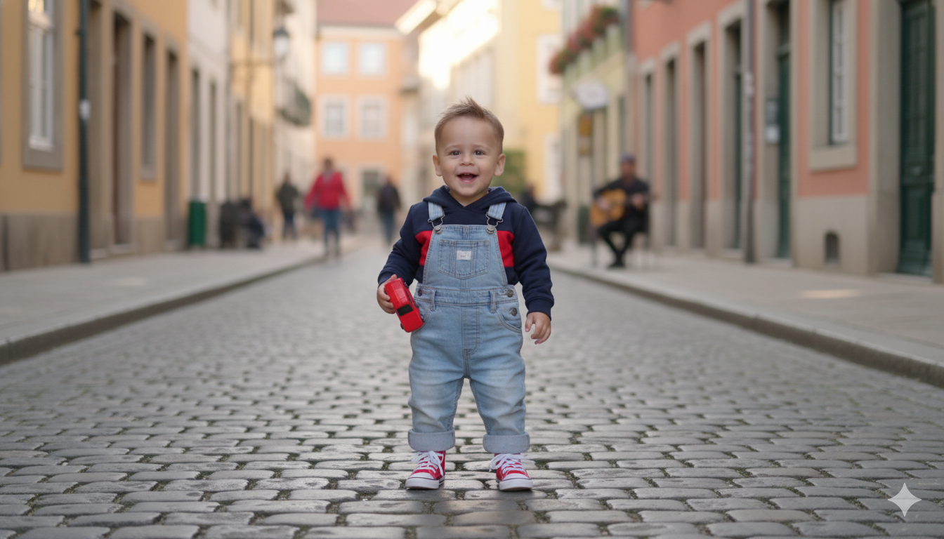 Conjunto Social Infantil Pajem – Branco e Vinho